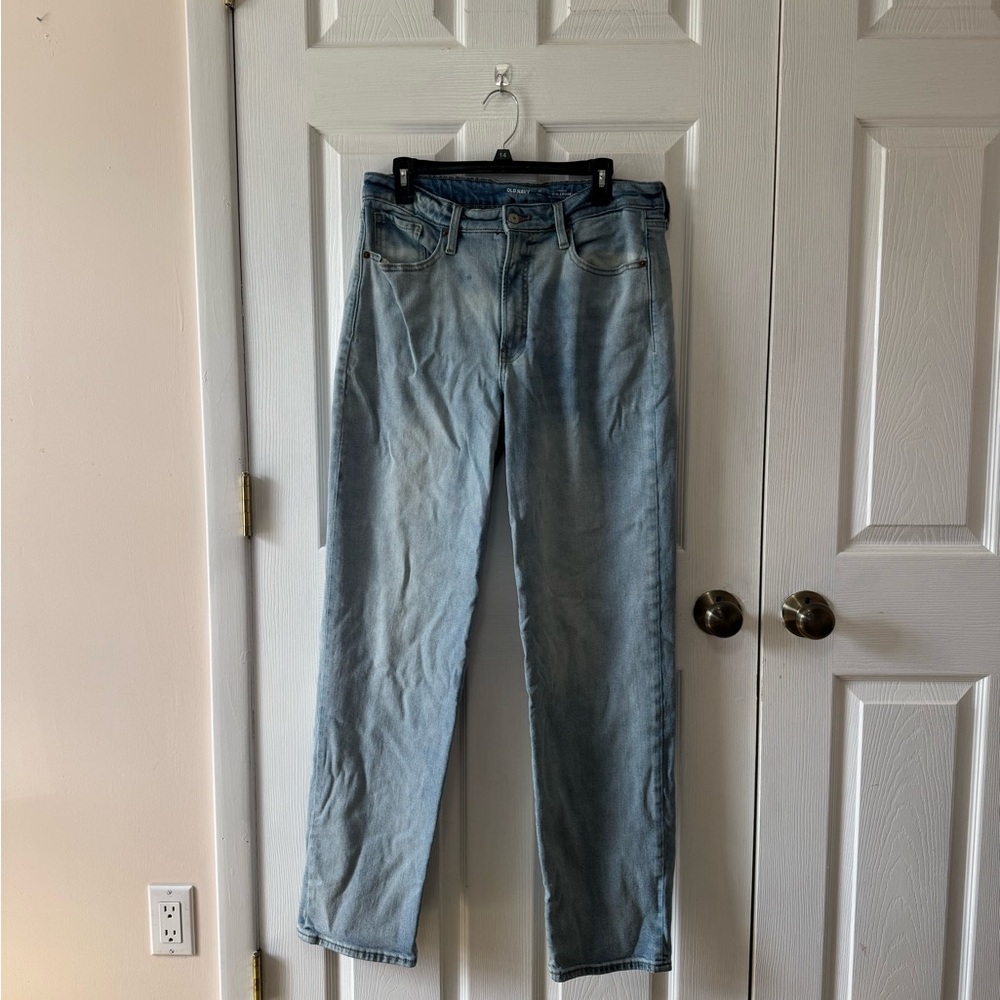 Old Navy Light Blue Women’s Straight-Leg Jeans